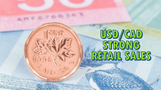 USD/CAD Dips as Canadian Dollar Strengthens on Robust Retail Sales