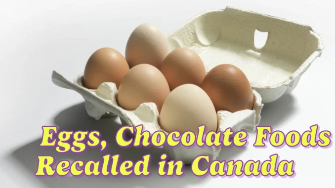 Eggs, Chocolate, and Granola Bars Among Popular Foods Recalled in Canada