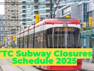 TTC Subway Closures Schedule 2025