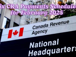 Six CRA Benefit Payments Scheduled for February 2025