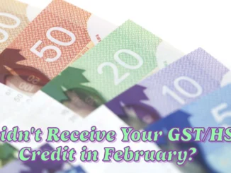 Didn't Receive Your GST/HST Credit in February? Here's What You Can Do to Claim It