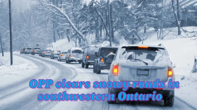 Thousands shovel out as OPP clears snowy roads in southwestern Ontario