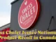 Swiss Chalet Issues Nationwide Product Recall in Canada