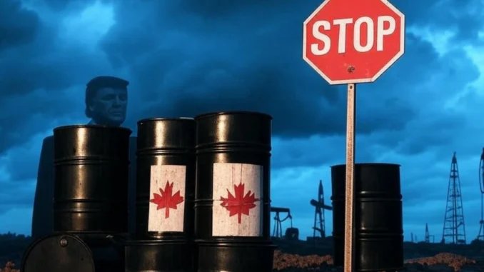 Canada is considering restricting oil exports to the United States as Trump Escalates Trade War